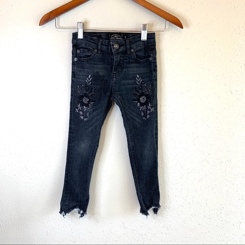 ๐Lucky Brand Girl Embroidered Skinny Jeans/Sz:4/5